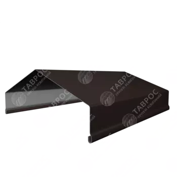 Конёк заборный Гладкий полиэстер RAL 8017 (Шоколадно-коричневый) 2000*120