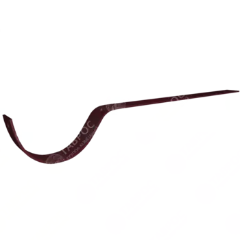 Крепление желоба горизонтальное Гладкий полиэстер RAL 3005 Премиум 92