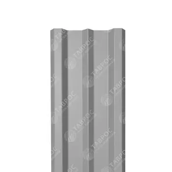 Металлический штакетник Гладкий полиэстер RAL 7004 (Серый) 1800*100*0,4 односторонний Прямой