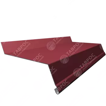 Отлив на фундамент Гладкий полиэстер RAL 3005 (Красное вино) 2000*100