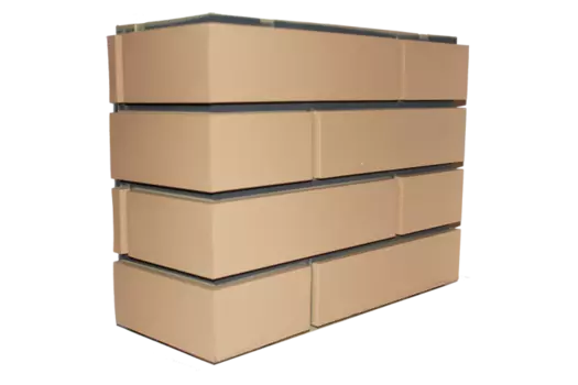 Панель имитирующая кирпичный столб (ПИКС) Жёлтый 380*150*2