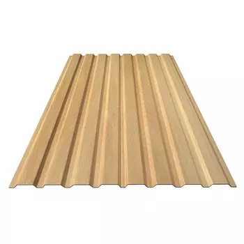 Профнастил С-20 Рисунки (Принтек) Светлое дерево 2500*1150*0,4 односторонний