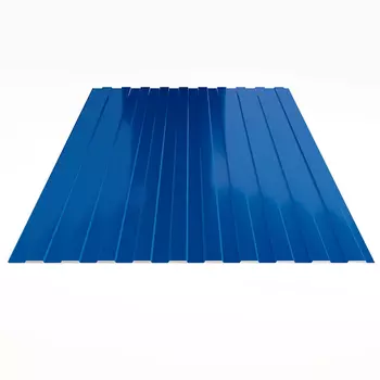 Профнастил С-8 Гладкий полиэстер RAL 5005 (Синий) 2000*1185*0,5 односторонний