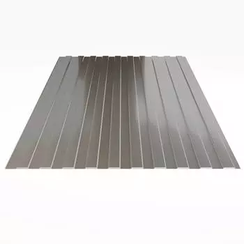 Профнастил С-8 Гладкий полиэстер RAL 7004 (Серый) 1800*1185*0,55 односторонний