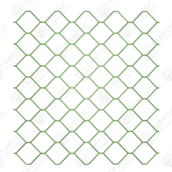 Сетка электросварная с полимерным покрытием в рулонах Полимерное RAL 6005 (Зелёный мох) 15000*1800*1,6