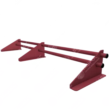 Снегозадержатель трубчатый Гладкий полиэстер RAL 3005 (Красное вино) 3000 Под металлочерепицу