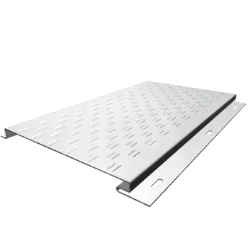 Софит с перфорацией Гладкий полиэстер RAL 9003 (Белый) 3000*208*0,45