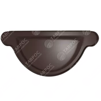 Заглушка желоба Гладкий полиэстер RAL 8017 92