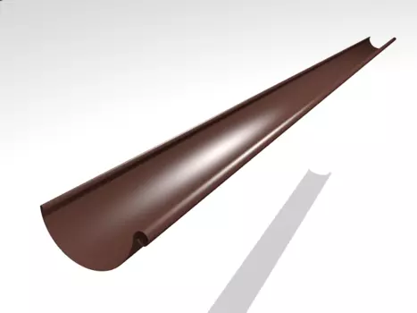 Желоб водосточный Ø 125 мм, 3м RAL 8017