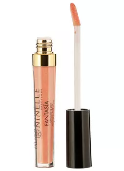 Блеск для губ с эффектом 3D объема Бежевый с шиммером NINELLE