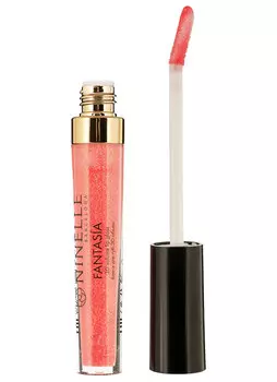 Блеск для губ с эффектом 3D объема Коралловый с шиммером NINELLE