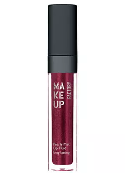 Блеск-флюид с эффектом металлик Бургундский MAKE UP FACTORY