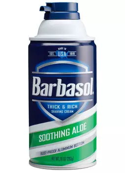 Крем-пена для бритья смягчающая с экстрактом алоэ BARBASOL