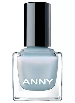 Лак для ногтей Голубой с розовой искрой ANNY