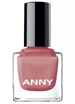 Лак для ногтей Кремовая роза с красной искрой ANNY