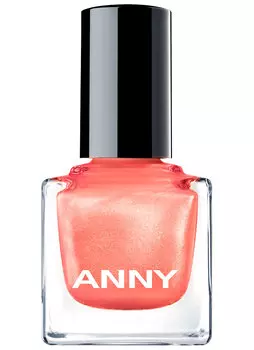 Лак для ногтей Светло оранжевый с искрой ANNY