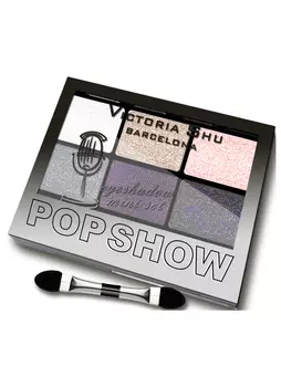 Палетка теней Бежево-сиреневая гамма VICTORIA SHU