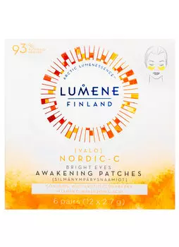 Патчи для кожи вокруг глаз, пробуждающие гидрогелевые LUMENE