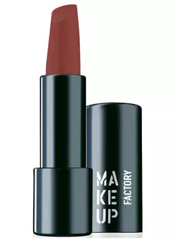 Помада для губ полуматовая Осенний коричневый MAKE UP FACTORY