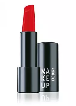 Помада для губ полуматовая Ярко-красный MAKE UP FACTORY
