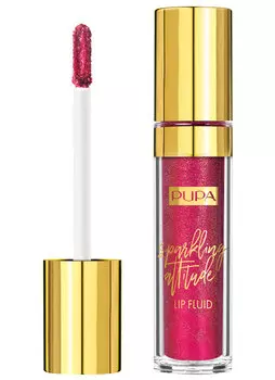 Помада для губ жидкая с эффектом фольги Фуксия PUPA