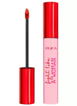 Помада для губ жидкая Я сильная-красный PUPA
