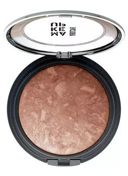 Пудра-люминайзер бронзирующая Муаровый терракот MAKE UP FACTORY
