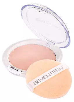 Пудра полупрозрачная с алоэ вера и защитным фактором SPF15 Бежевый SEVENTEEN