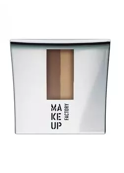 Тени-пудра для бровей Кофейно-коричневый/коньячная роза MAKE UP FACTORY
