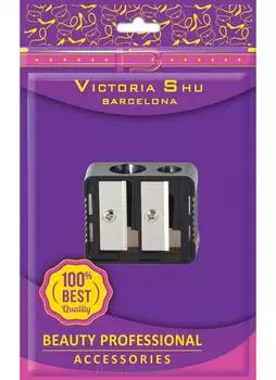 Точилка косметическая двойная VICTORIA SHU