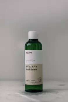 BU// Энергетический тонер с экстрактом центеллы азиатской Manyo Factory Bifida Cica Herb Toner 210 ml