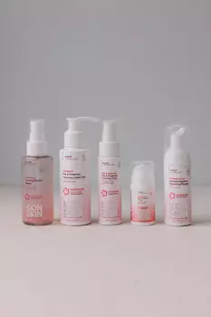 BU// Набор средств для ухода за сухой и нормальной чувствительной кожей ICON SKIN RE:BIOM №1 Travel Size 5 средств