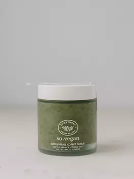 BU// Питательный скраб So Natural So Vegan Green Bean Coffee Scrub 105ml