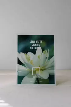 BU// Увлажняющая тканевая маска ROVECTIN Clean Lotus Water Calmin Sheet Mask 25ml