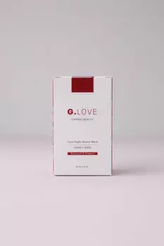 BU// Восстанавливающая маска G.LOVE Face Night Biome Mask Honey Rose 8*6ml
