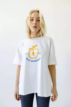 Футболка овер «Абрикос»