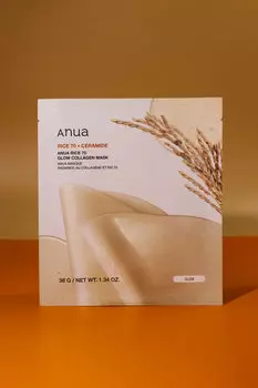 Гидрогелевая маска для сияния с рисом Anua Rice 70 Glow Collagen Mask 38g