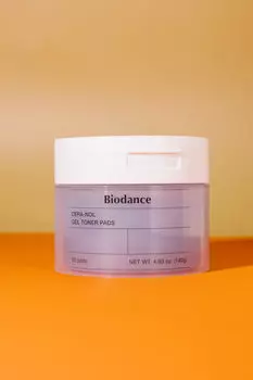 Гидрогелевые тонер-пэды для лица с ледниковой водой Biodance Cera-Nol Gel Toner Pad 140g (60 шт)
