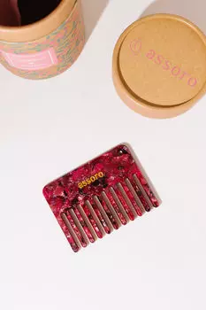 Гребень для волос - Гранат Assoro