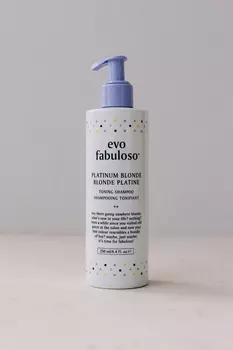 Интенсивный тонирующий шампунь-уход платинум блонд Evo Platinum Blonde Toning Shampoo 250ml