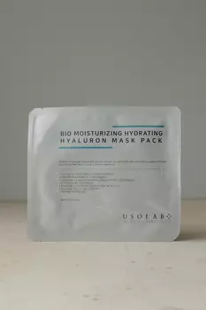 Экзосомная маска с гиалуроновой кислотой USOLAB Bio Moisturizing Hydrating Hyaluron Calming Mask Pack 30ml