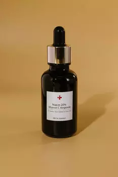 Концентрированная сыворотка с ниацинамидом 20% и витамином С CU Dr. Solution Niacin 20% Vitamin C Ampoule 30 ml