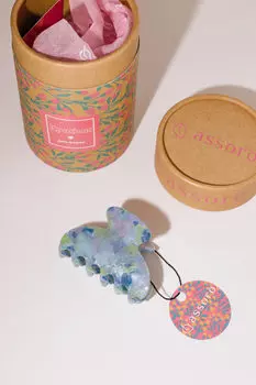 Краб для волос - Аквамарин Assoro