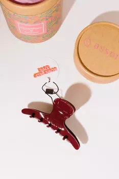 Краб для волос - Бургунди Assoro