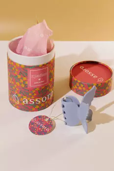 Краб для волос - Голубая бабочка Assoro