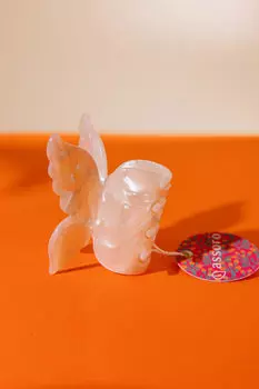 Краб для волос - Молочная бабочка Assoro