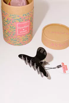 Краб для волос - Оникс Assoro