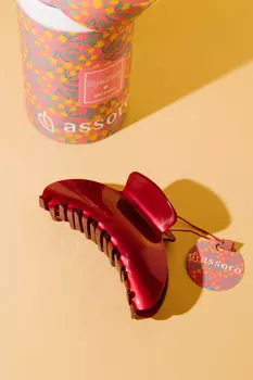 Краб для волос - Рубин Assoro