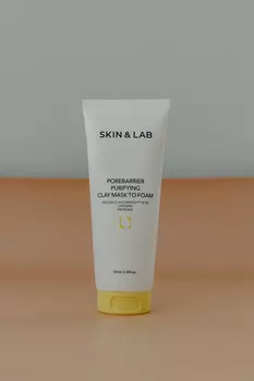 Маска-пенка для умывания SKIN&LAB Porebarrier Purifying Clay Mask to Foam 100ml