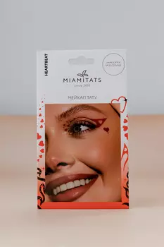 Набор переводных мейкап тату MIAMITATS FACE TATTOOS Heartbeat